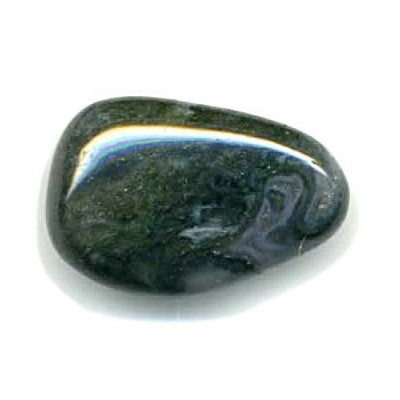 Agate Mousse pierre roulée de 20 à 30 mm