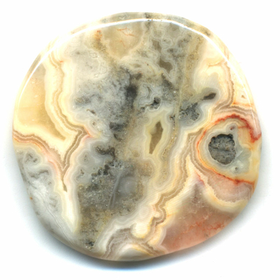 Mini pierre plate en Agate crazy lace Choix B