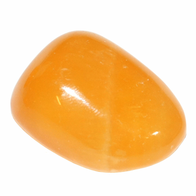 Calcite orange pierre roulée de 25 à 30mm Extra