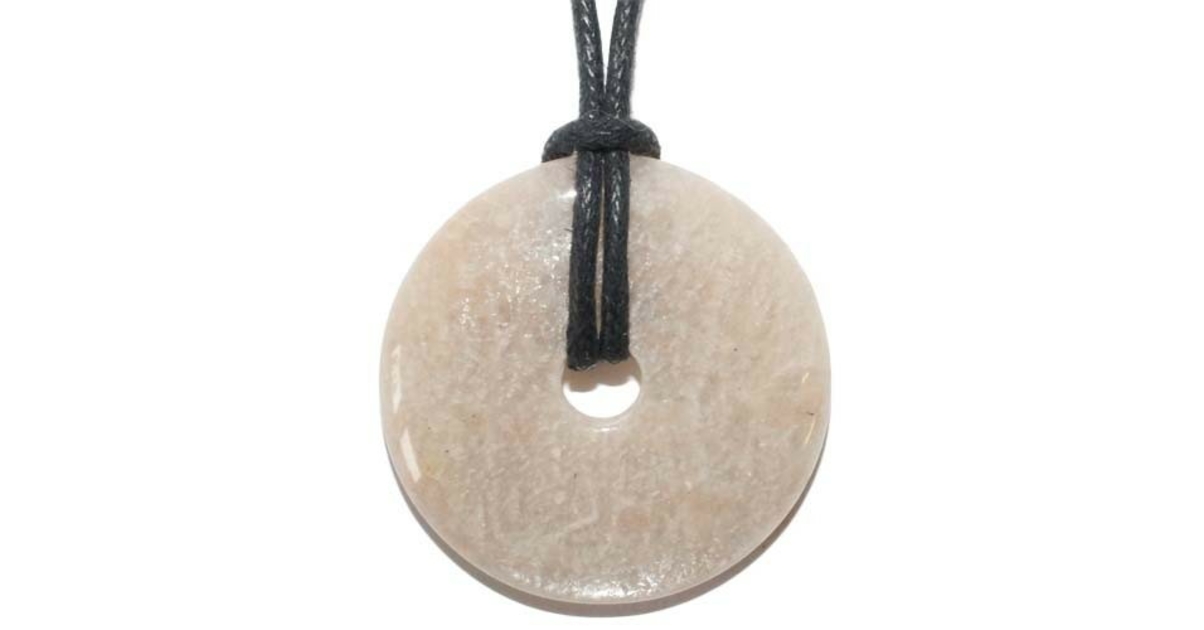 Pendentif en Opale synthétique PI Chinois ou Donut 30mm