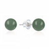 Boucles d'oreilles Aventurine en Argent 925 rhodié