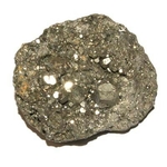 Pyrite naturelle de 50 à 100 gr en provenance du Pérou