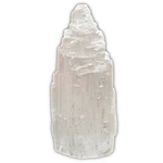 Tour en sélénite blanche échelonnée de 10 cm