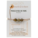 Bracelet de la chance - Perles d' Oeil de Tigre