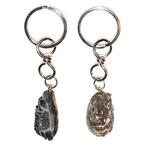 Porte clefs Géodinos d'Agate brute