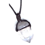 Collier Cristal de roche cristal brute