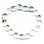 Bracelet pierres roulées en cristal de roche