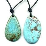 Pendentif Turquemite forme goutte GM
