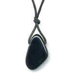 Pendentif Obsidienne oeil céleste avec cordon