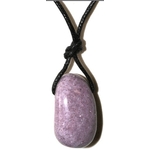 Pendentif Lepidolite avec cordon