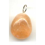Pendentif Sélénite orange