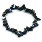 Bracelet baroque Hématite