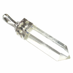 Pendentif Cristal de roche en Pointe