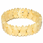 Bracelet-losange-Calcite-Jaune