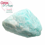 Amazonite brute 20 à 30 mm - Lot de 3