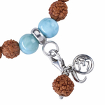 Bracelet-Mala-Cristal-de-roche,-Larimar-(Ouverture)-1