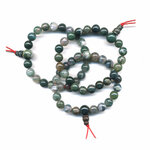 Mala-tibétain-Power-Bracelet-Agate-mousse-boule-8-mm-1