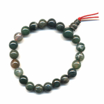 Mala-tibétain-Power-Bracelet-Agate-mousse-boule-8-mm