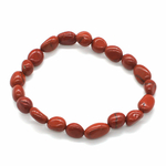 Bracelet-pierres-roulées-Jaspe-rouge