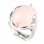 Bague-en-Quartz-rose-cabochon-design-