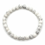 Bracelet-boules-6mm-en-Howlite-blanche