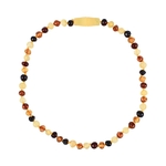 Collier bébé ambre multi