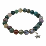 Bracelet art de la chance en agate