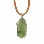Pièce-Unique---Pendentif-Moldavite-Extra-bélière-argent-de-3,7g