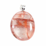 Pendentif-quartz-hématoide-extra-bélière-argent