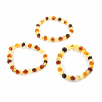 Bracelet-pierres-roulées-en-ambre-multicolore-4
