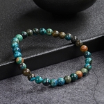 Bracelet chrysocolle 6mm