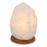 Lampe en Cristal de Sel Blanc 2 à 3 kg