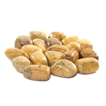 Jaspe-jaune-dendrite-pierre-roulée-2