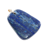 Pendentif-Lapis-Lazuli-pierre-plate-en-forme-libre