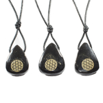 Pendentif-Shungite-et-fleur-de-vie-dorée-2