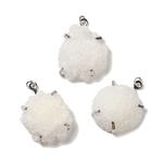 Pendentif en Cristal de Roche Druzy