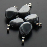 Pendentif hématite pierre roulée