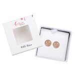 Boucles doreilles 8mm - pierre de lune 8mm - 1