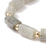 Bracelet en labradorite en forme de cylindre - Protection et Clarté