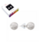 Boucles d'oreilles Howlite en Argent 925 Rhodié