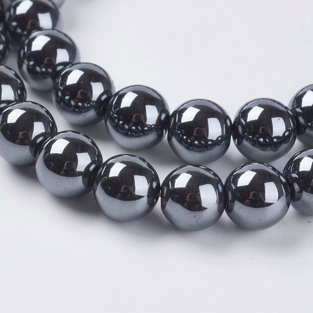 Lot De 3 Perles Bouddha En Hématite – Pour Bracelet Méditation Ou Création