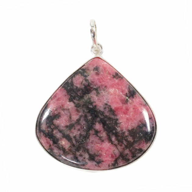 Pendentif En Pointe De Rhodonite – ENAE Minéraux