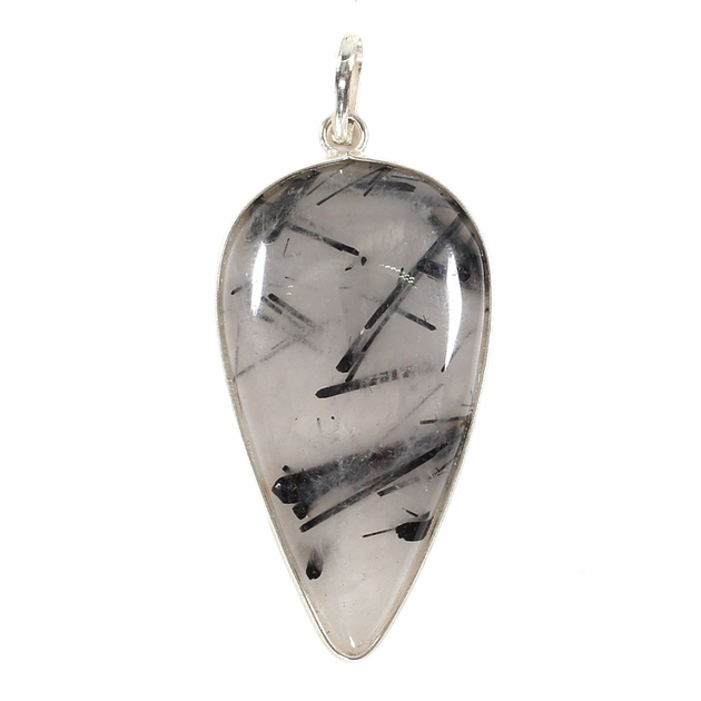 Acheter Pendentif en argent sterling 925 avec tourmaline bicolore naturelle, 6,7 cm, L1Q61