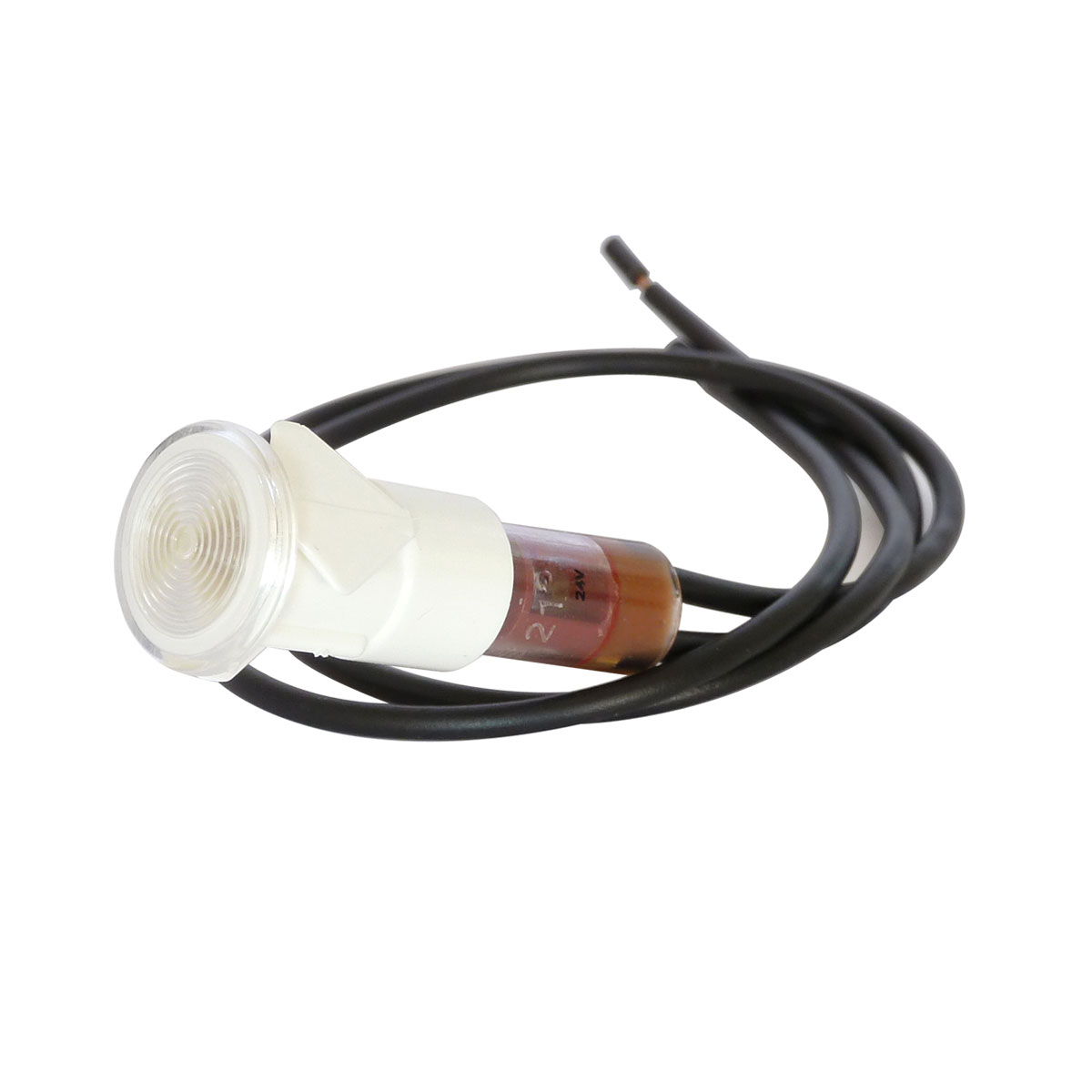 Voyant de signalisation transparent 24V 12mm