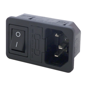 connecteur C14 interrupteur fusible