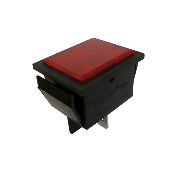 Voyant Rectangulaire type 22x30mm Rouge 220V