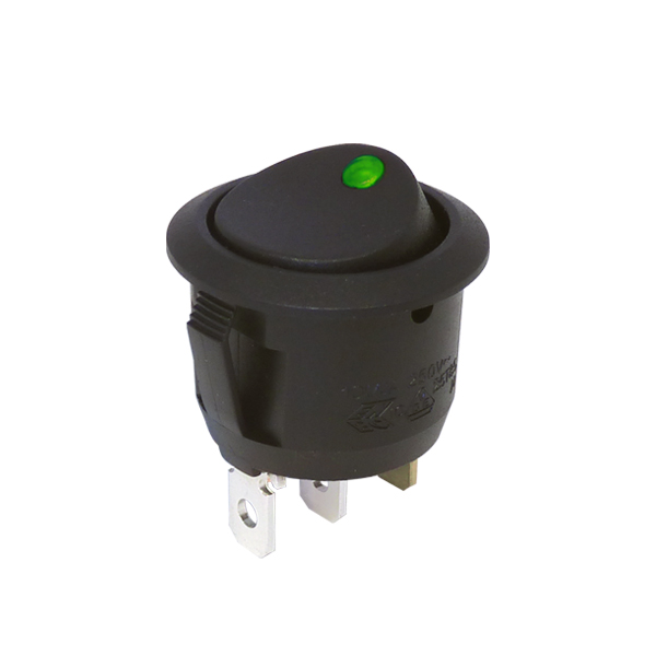 interrupteur lumineux vert R13-112