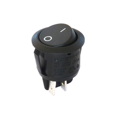 2 Interrupteurs Bipolaires 250V 6A Noir - Intermédiaire Pour Lampes Et Appareils Électriques