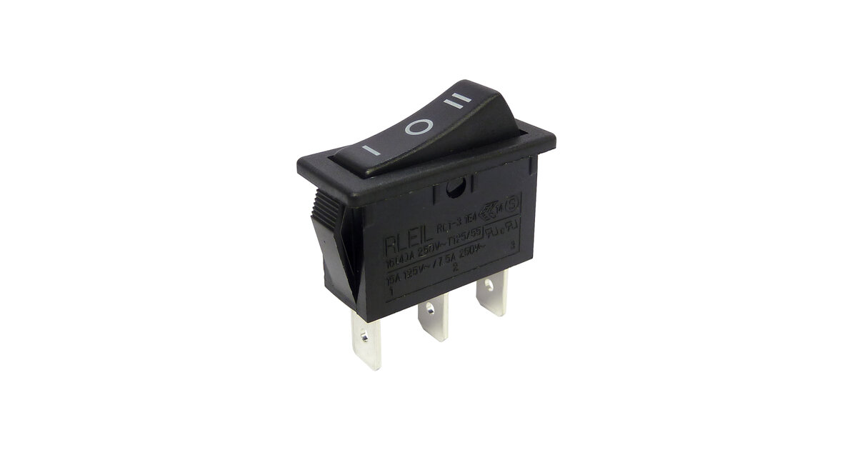 Interrupteur Inverseur 3 Positions à Bascule - 8A/250V - Lot De 2 Pièces Neuf
