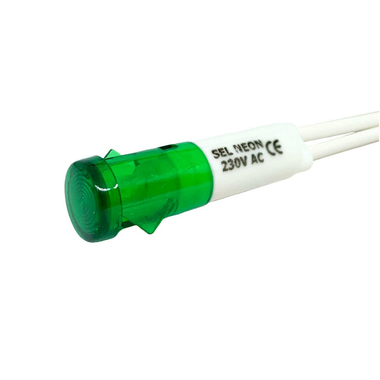 Panneau Signal Néon 12mm - Ampoule Voyant Chrome Lunette Rouge/vert/ambre - Marque Catersparesuk